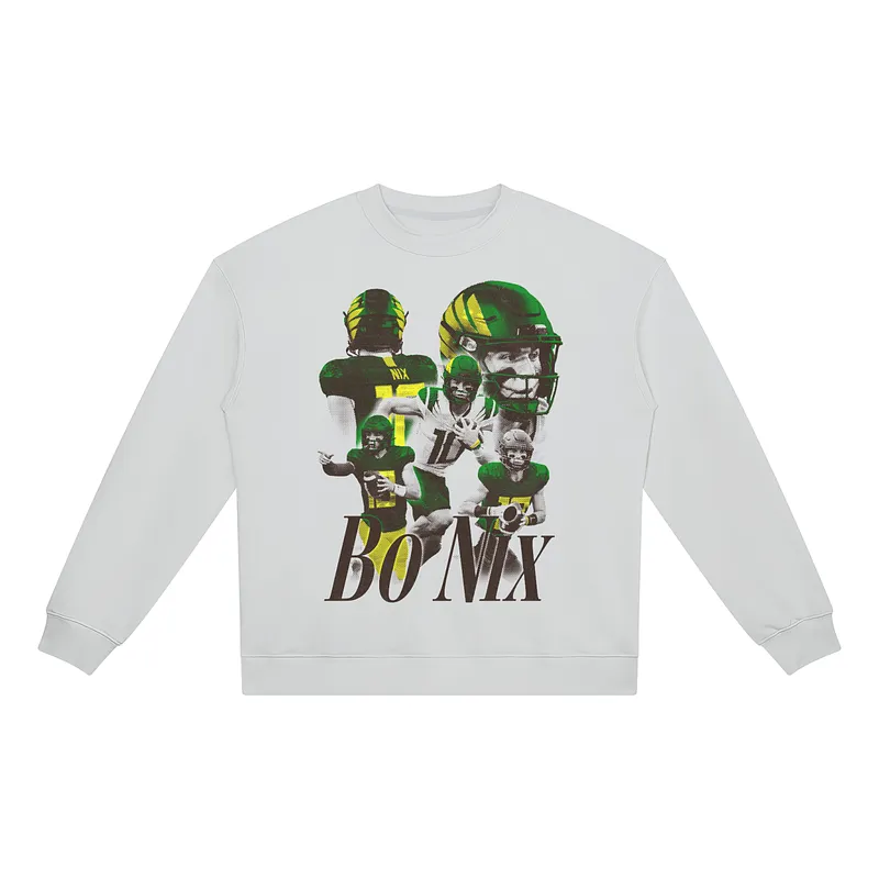 Bo Nix College Bootleg Heavyweight Crewneck
